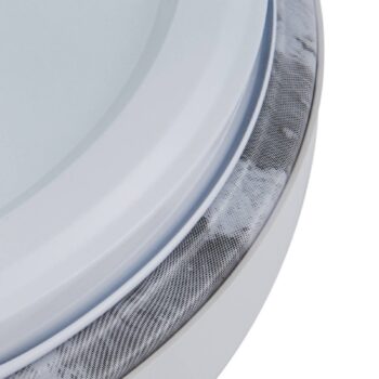 Lindby LED stropné svietidlo Lune, plast, kov, 38 cm