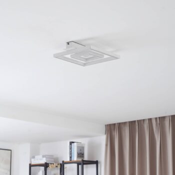 Lindby LED stropné svietidlo Madamo, biele, 30 cm, 3000K