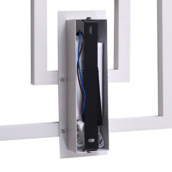 Lindby LED stropné svietidlo Madamo, biele, 30 cm, 3000K