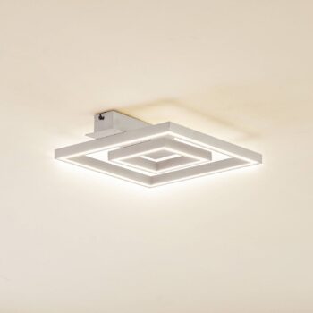Lindby LED stropné svietidlo Madamo, biele, 30 cm, 3000K