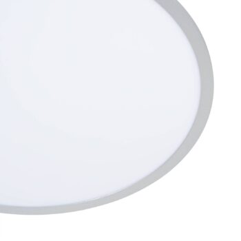 Lindby LED stropné svietidlo Narima, 4 000 K, Ø 60 cm, strieborná