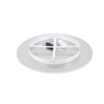 Lindby LED stropné svietidlo Narima, 4 000 K, Ø 60 cm, strieborná