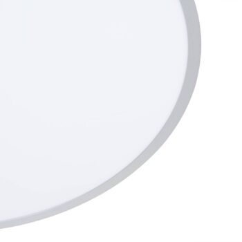 Lindby LED stropné svietidlo Narima, 4 000 K, Ø 80 cm, strieborná