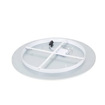 Lindby LED stropné svietidlo Narima, 4 000 K, Ø 80 cm, strieborná