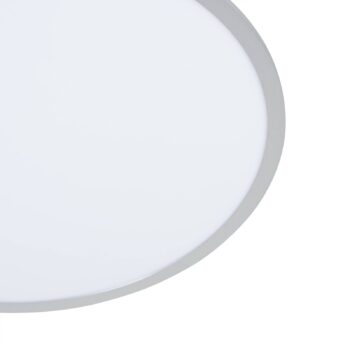 Lindby LED stropné svietidlo Narima, CCT, Ø 60 cm, strieborná