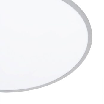 Lindby LED stropné svietidlo Narima, CCT, Ø 80 cm, strieborná