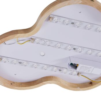 Lindby LED stropné svietidlo Pilvi, plast, oblak, 50 cm