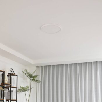 Lindby LED stropné svietidlo Pravin, Ø 30 cm, CCT, biele