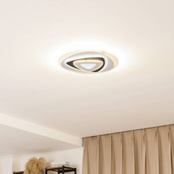 Lindby LED stropné svietidlo Rebeka, Ø 50 cm, CCT, diaľkové ovládanie