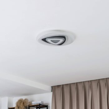 Lindby LED stropné svietidlo Rebeka, Ø 50 cm, CCT, diaľkové ovládanie
