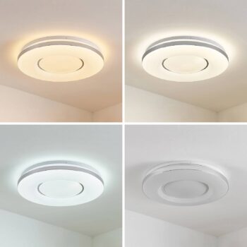 Lindby LED stropné svietidlo Robini, Ø 48 cm, CCT, stmievateľné