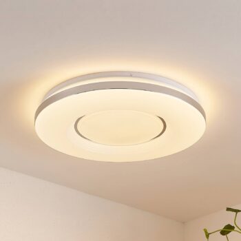 Lindby LED stropné svietidlo Robini, Ø 48 cm, CCT, stmievateľné