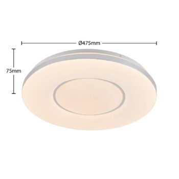 Lindby LED stropné svietidlo Robini, Ø 48 cm, CCT, stmievateľné