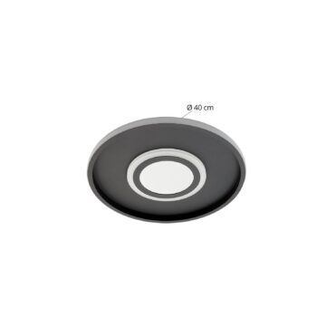 Lindby LED stropné svietidlo Selian, stmievateľné, Infinity Tunnel