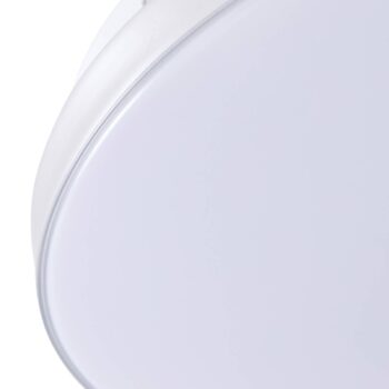 Lindby LED stropné svietidlo Silvryn chróm/biely plast 3000K