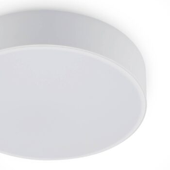 Lindby LED stropné svietidlo Simera, Ø 30 cm, biela, kov