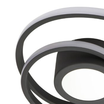 Lindby LED stropné svietidlo Thalina, 45 cm, stmievateľné, Infinity Tunnel
