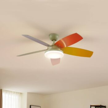 Lindby LED stropný ventilátor Jonte, drevo, DC, tichý, Ø 106 cm