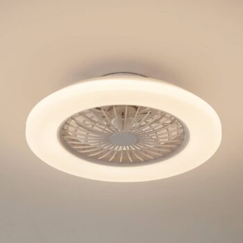 Lindby LED stropný ventilátor Vedin, DC, tichý, Ø 49 cm, CCT