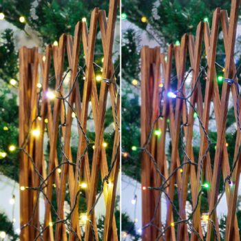 Lindby LED svetelná reťaz Kaloyan, stmievateľná, 200 svetiel, 2,3 m
