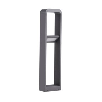 Lindby LED svetlo na chodník Darko, 100 cm, sivé, kov, IP54