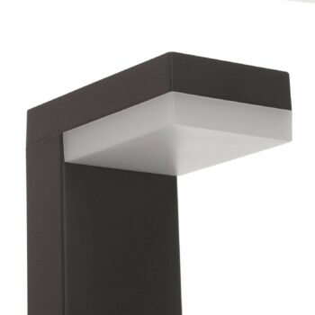 Lindby LED svetlo na chodník Dionys, výška 70 cm, antracit, kov