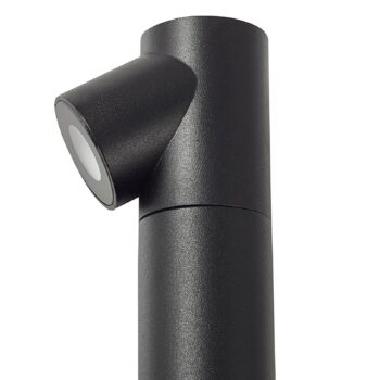 Lindby LED svetlo na chodník Luzian, výška 80 cm, čierne, zemný hrot