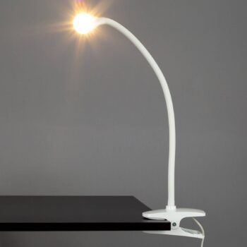 Lindby LED svietidlo Baris, biele, výška 44 cm, 3000K