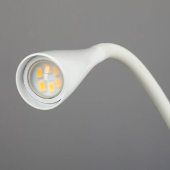 Lindby LED svietidlo Baris, biele, výška 44 cm, 3000K
