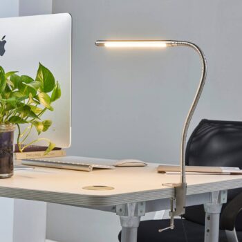 Lindby LED svietidlo Lionard, 53 cm, matný nikel, kov