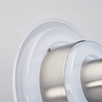 Lindby LED vonkajšie nástenné svietidlo Lillie, výška 19 cm, nerezová oceľ