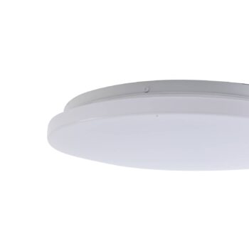 Lindby LED vonkajšie stropné svietidlo Kirkola, 3000 K, Ø 34 cm, biele