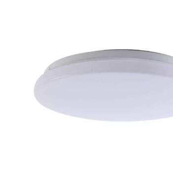 Lindby LED vonkajšie stropné svietidlo Kirkola, 4000 K, Ø 34 cm, biele