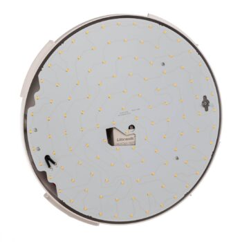 Lindby LED vonkajšie stropné svietidlo Lahja, biele, senzor, IP65