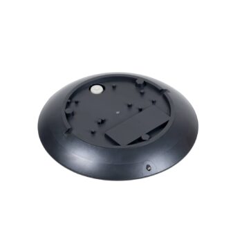 Lindby LED vonkajšie stropné svietidlo Naira, sivé, senzor, 30 cm, IP65