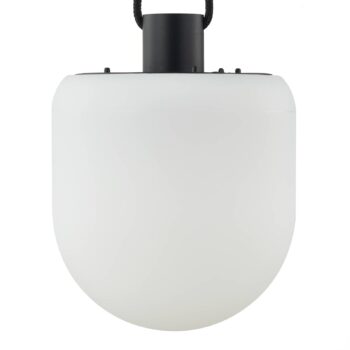 Lindby LED vonkajšie závesné svetlo Eleia, 2 700 K, 16 cm, nabíjateľná