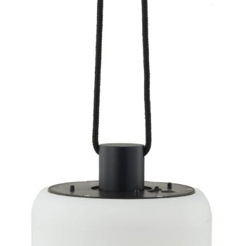 Lindby LED vonkajšie závesné svetlo Eleia, 2 700 K, 16 cm, nabíjateľná