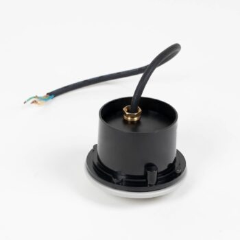 Lindby LED vstavané podlahové svietidlo Nandita, Ø 10 cm, strieborná, IP65