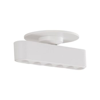Lindby LED vstavané svetlo Eldrin, biele, svetelné body, 13,1 cm