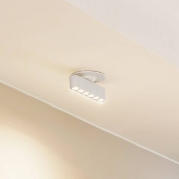 Lindby LED vstavané svetlo Eldrin, biele, svetelné body, 13,1 cm