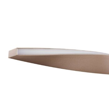 Lindby LED závesné svietidlo Jaren, čierne/hnedé, 100 cm, CCT