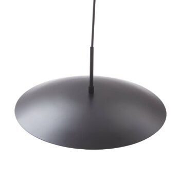 Lindby LED závesné svietidlo Tiama, kov, čierna/zlatá, Ø 40 cm