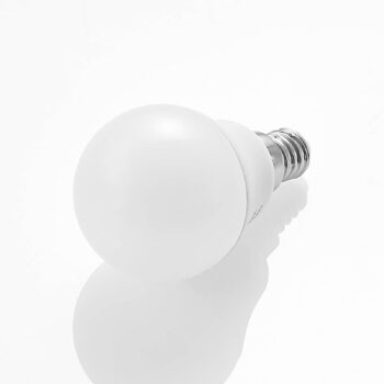 Lindby LED žiarovka E14 G45 4,5W 3000K opál sada 10 ks