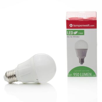 Lindby LED žiarovka, E27, 11 W, opál, 3 000 K, 1 055 lm