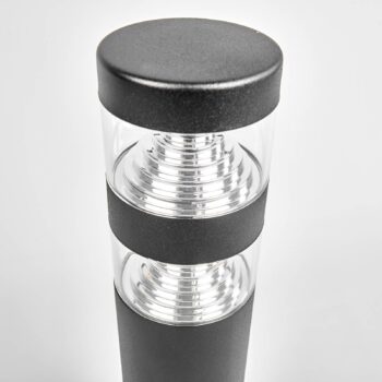 Lindby LED žiarovka Lanea, 40 cm, čierna, nerezová oceľ, IP44