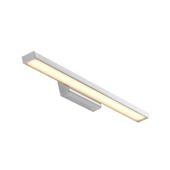 Lindby LED zrkadlové svetlo Alenia, 60 cm, chróm, hliník, IP44