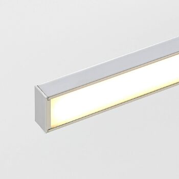 Lindby LED zrkadlové svetlo Jukka, 120 cm, chróm, kov, IP44