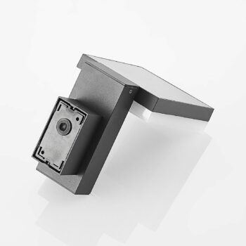 Lindby Laira solárne nástenné LED svetlo, 15,5cm