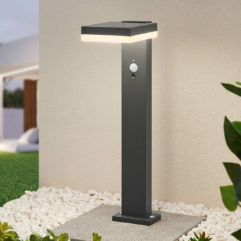 Lindby Laira solárne soklové LED svietidlo, 50 cm