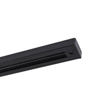 Lindby Linaro power track, 2 m, čierny, 1-fázový systém